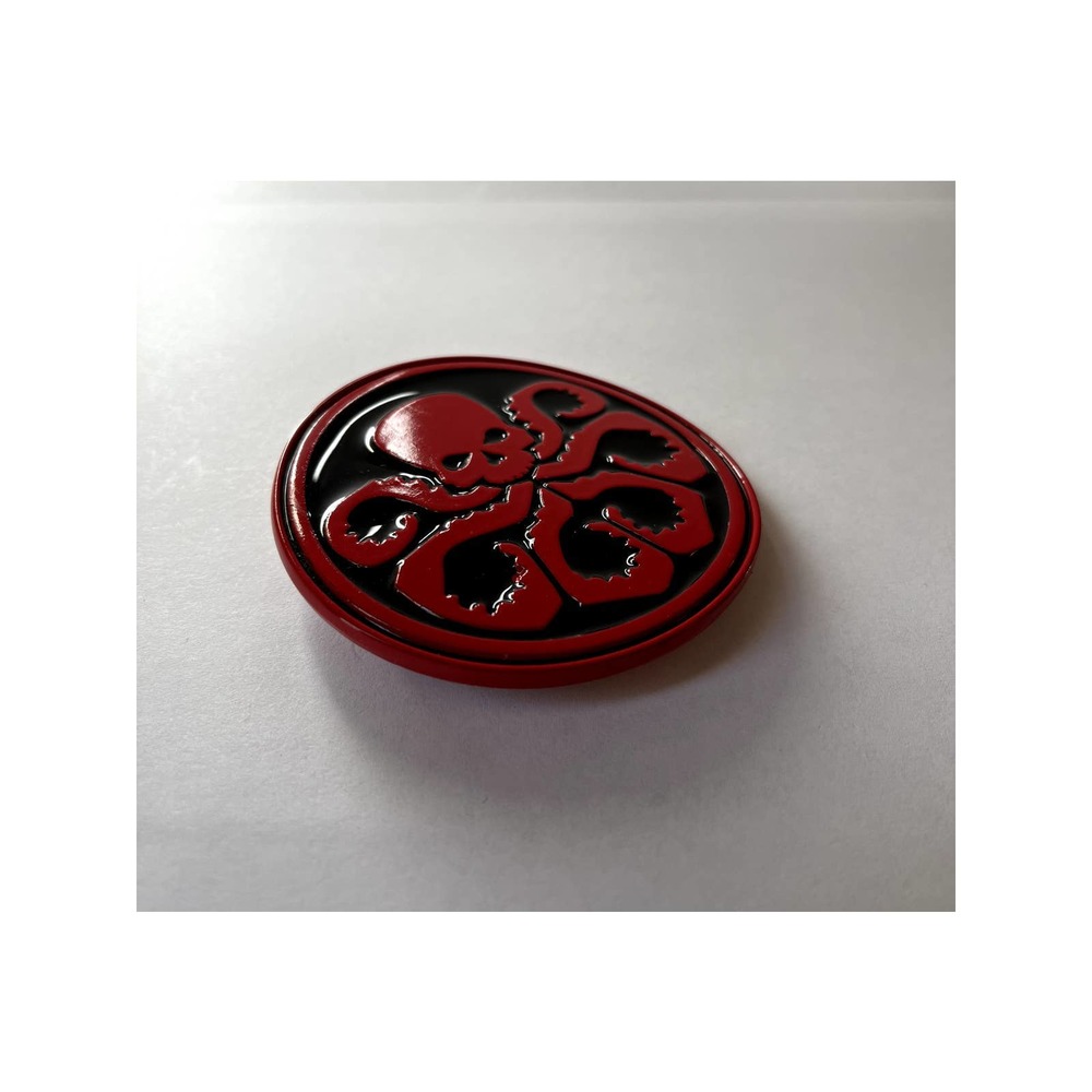 Red Skull Belt Buckle Hydra Captain America Marvel Universe Unisex - Picture 8 of 10